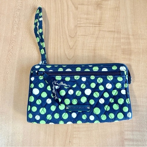 Vera Bradley bag wallet wristlet clutch Lucky Dot - Picture 1 of 3